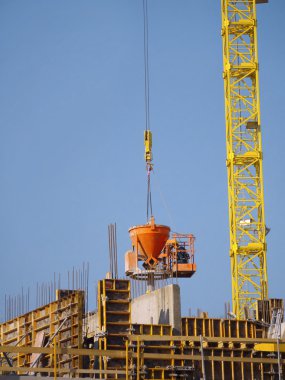 dökülen Beton karışımı