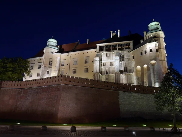 Château de Wawel la nuit — Photo