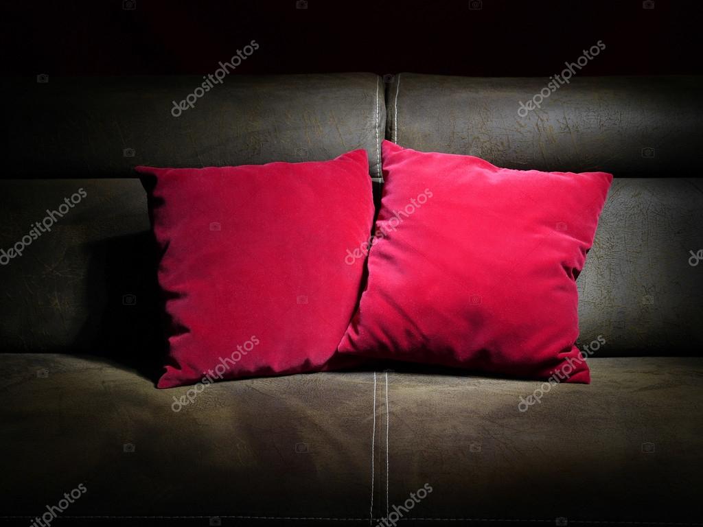 Stock Cuscini.Two Red Pillows Stock Photo C Pryzmat 37928545