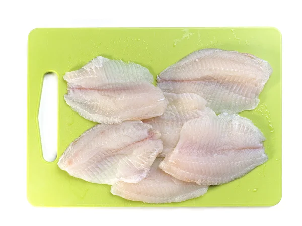 Tilapia fish fillets — Stock Photo, Image