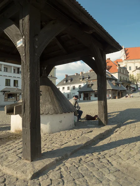 Kazimierz Dolny town square — Stock Photo, Image