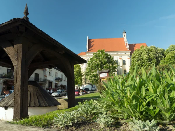 Plaza de la ciudad de Kazimierz dolny — Foto de Stock