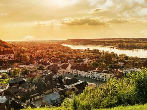 Panorama Kazimierza Dolnego — Zdjęcie stockowe