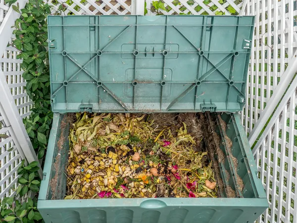 Compost container Stockafbeelding