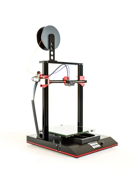 Рендеринг Модели Принтера Белом Фоне — стоковое фото