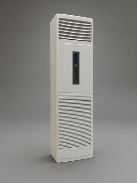 Rendering Outdoor Air Conditioning Unit Gray Background —  Fotos de Stock