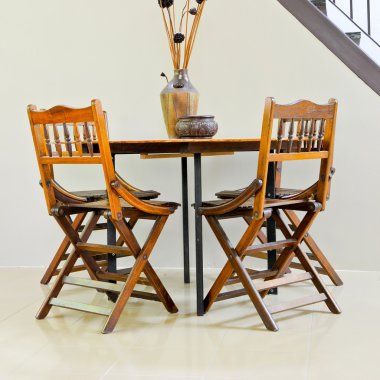 müşteri için masa sandalye.