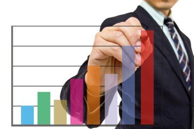 işadamı yaz grafiği iş