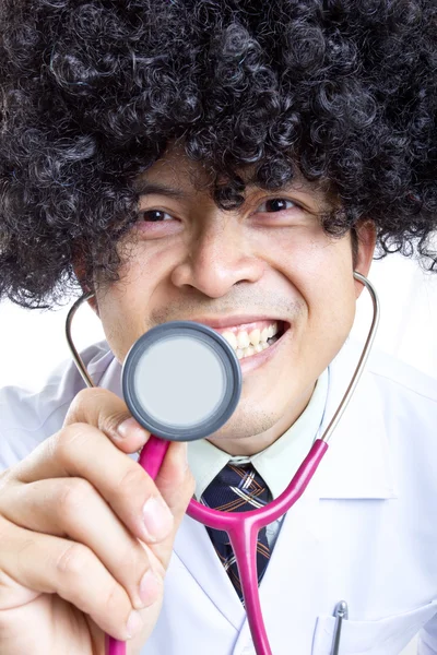 Médico verificando seu conceito saudável — Fotografia de Stock