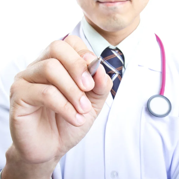 Médico verificando seu conceito saudável — Fotografia de Stock