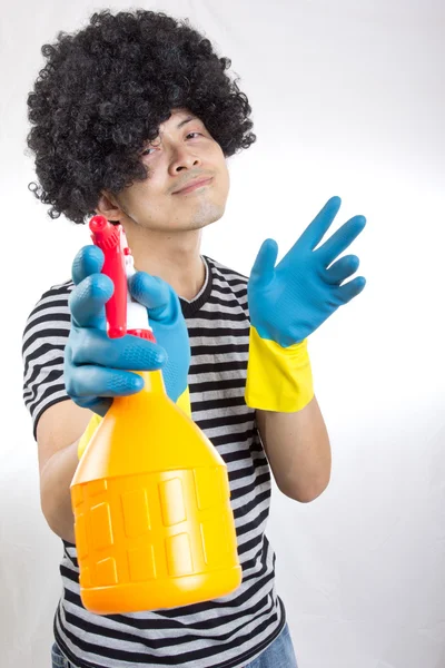 Portrait spay man — Stock Photo, Image