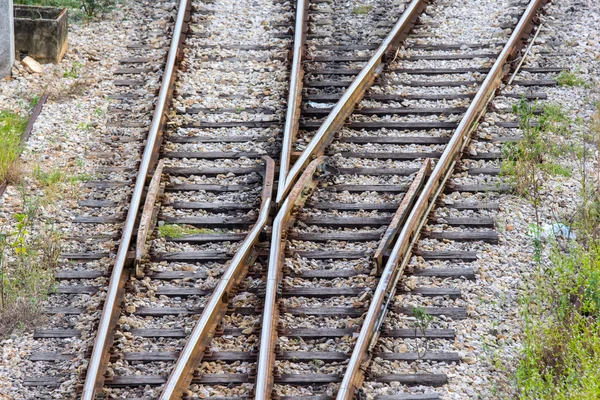 Raylı tren — Stok fotoğraf