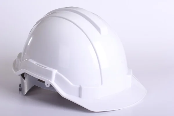 White safety hat — Stock Photo, Image