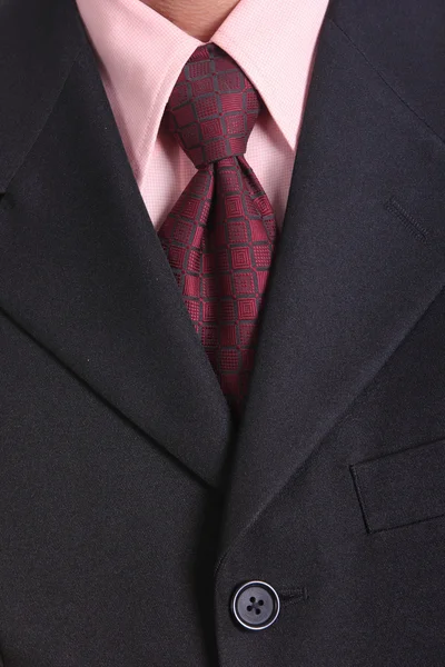 Fechar gravata de empresário — Fotografia de Stock