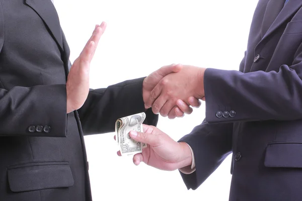 işadamı, bir şey ama başka peop bozulması için para vermek