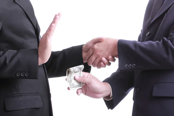 işadamı, bir şey ama başka peop bozulması için para vermek