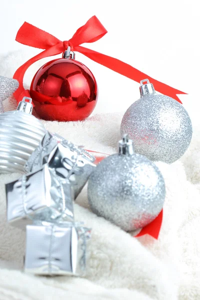 Karácsonyi dekoráció előkészítése — Stock Fotó