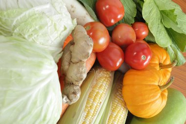 taze sebze hazırlamak