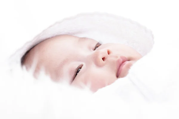 Close Sleeping Asian baby — Stock Photo, Image