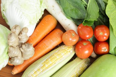 taze sebze hazırlamak