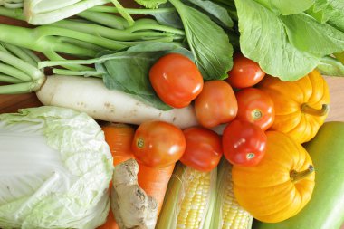 taze sebze hazırlamak