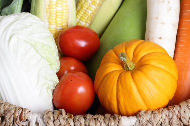 taze sebze hazırlamak