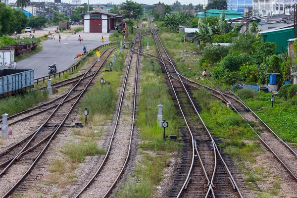 Comboio ferroviário — Fotografia de Stock