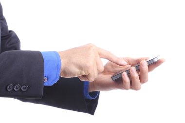 parmak dokunmatik akıllı telefon kullanma