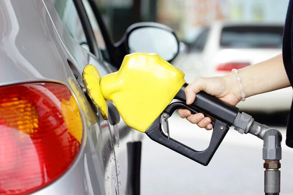 Pompa carburante self-service — Foto Stock