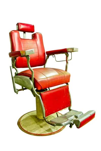 Kuaför salonu ile eski moda krom koltuk