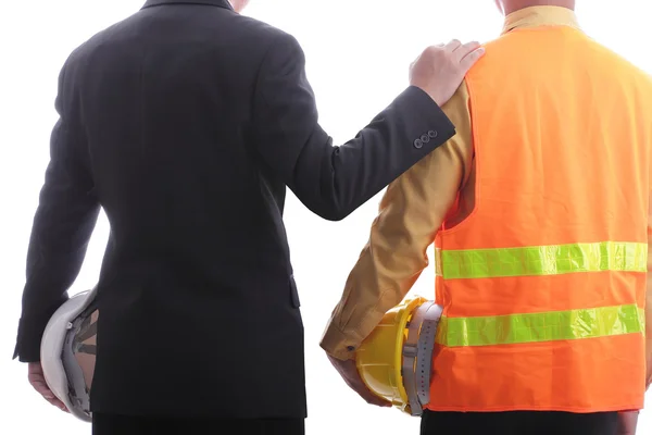 mühendis tartışmak ve onun iş için hazırlık mevcut