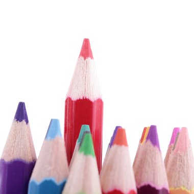 renkli kalemler konsepti hepimiz birimiz için