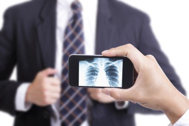Doktor kullanım akıllı telefon kontrol, sağlık