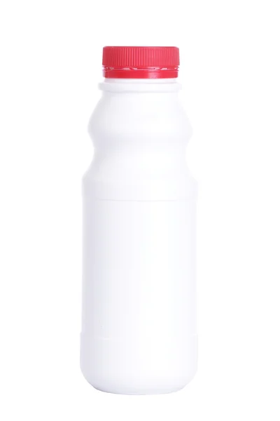 Milchplastikflasche — Stockfoto