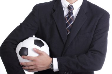 futbol yöneticisi tutun topu