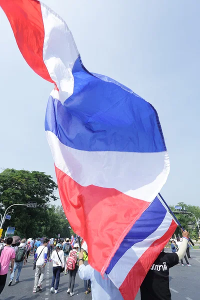 Bangkok - dec 9: wiele 5 milionów osób podszedł do anty rząd — Zdjęcie stockowe