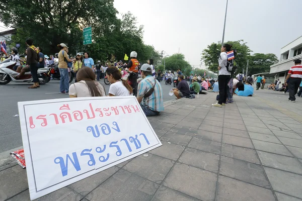 Bangkok - dec 9: 5 milion velen liep voor anti-overheid — Stockfoto