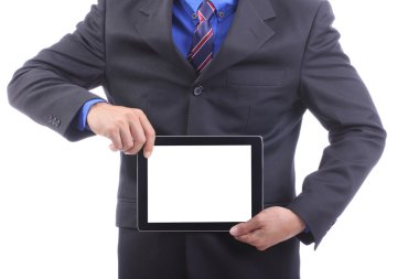 işadamı kullan dokunmatik yüzey kapatmak