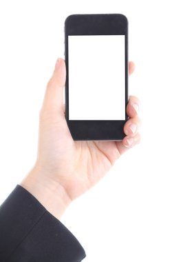 akıllı telefon tutarak iş kadınları 