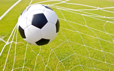 Futbol topu kalede 