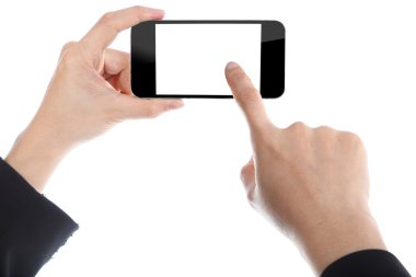 akıllı telefon tutarak iş kadınları 