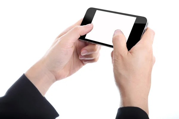 Business women holding Smart phone — Stock Photo, Image