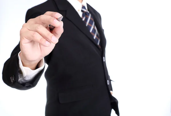 Businessman writing — Stock Photo, Image