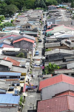 malaysai kasabasında pinang aşağı yukarı kapatın.