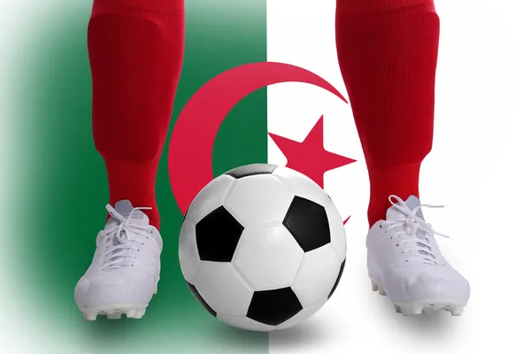 Algeria soccer player — Stock Photo, Image