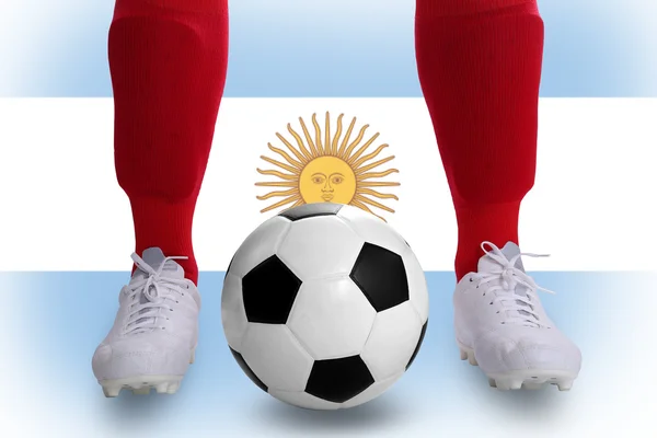 Argentina soccer player — Stock Photo, Image