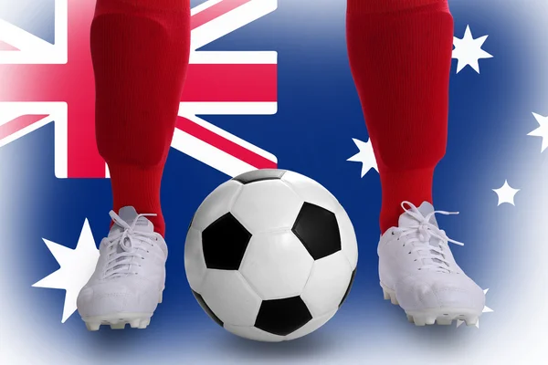Australia soccer player — Stock Photo, Image