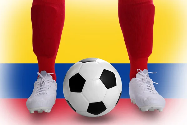 Colombia futbolista — Foto de Stock