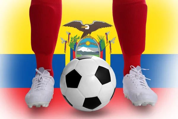 Ecuador fotbollspelare — Stockfoto