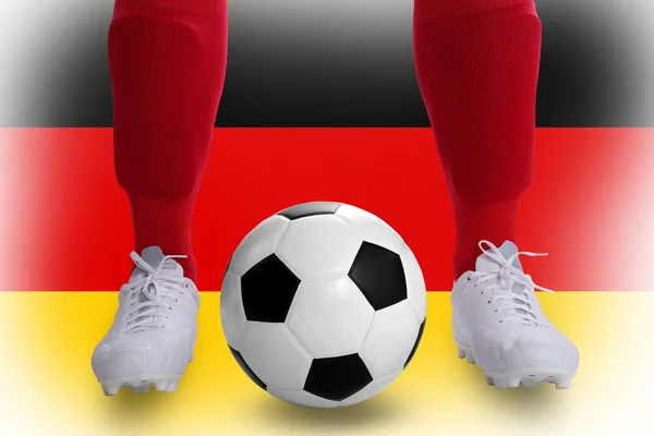 Německo fotbalista — Stock fotografie